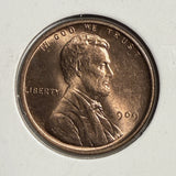 1909 VDB Lincoln Wheat Cent, CH BU Red (13906)