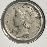 1926-S Mercury Head Dime, XF. (13959)