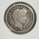 1895-S Barber Dime, VF/XF. (13970)