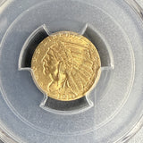 1910 $2-1/2 Indian Gold Quarter Eagle, MS65 PCGS (13990)