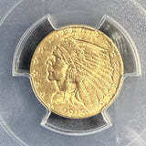 1913 $2-1/2 Indian Gold Quarter Eagle, MS65 PCGS (14007)