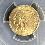 1914-D $2-1/2 Indian Gold Quarter Eagle, MS65 PCGS (14015)