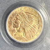 1925-D $2-1/2 Indian Gold Quarter Eagle, MS66 PCGS (14023)