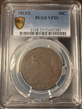 1815/2 Capped Bust Half Dollar, VF25 PCGS (14084).