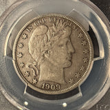 1909-S Barber Half Dollar, VF30 PCGS (14098)