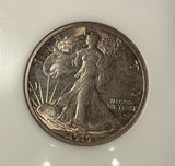 1916-D Walking Liberty Half Dollar, MS63 NGC (14108)