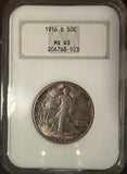 1916-D Walking Liberty Half Dollar, MS63 NGC (14108)