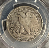 1920-D Walking Liberty Half Dollar, VF20. PCGS (14124)