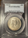 1949-D Franklin Half Dollar, MS64FBL PCGS (14130)