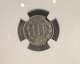 1887 3ct Nickel, AU53 NGC (14142) Key Date