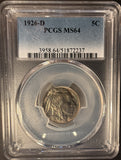 1926-D Buffalo Nickel, MS64 PCGS (14170)