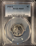 1935-S Buffalo Nickel, MS65 PCGS (14184)