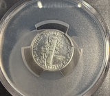 1916-D Mercury Dime, AU Details, PCGS, (14194). Key Date. Great Eye Appeal.