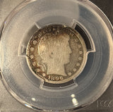 1896-S Barber Quarter, AG3 PCGS, (14210)
