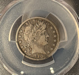 1897-O Barber Quarter, VF30 PCGS, (14216)