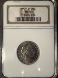 1909-D Barber Quarter, MS63 NGC, (14218)