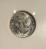1917-D T-2 Standing Liberty Quarter, MS63, NGC. (14220)