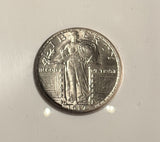 1917-S T-2 Standing Liberty Quarter, MS63, NGC. (14222)