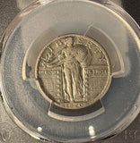 1920-S Standing Liberty Quarter, AU53 PCGS. (14224)