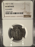 1927-S Standing Liberty Quarter, VF Details, NGC. (14240)