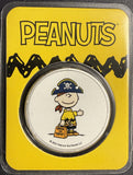 1oz Silver "Peanuts" Enameled Silver Round, Pirate CB (14258)