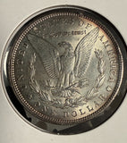 1896 Morgan Silver Dollar, MS60 + Toned (14276)