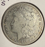 1904-S Morgan Silver Dollar, Circulated. (14286)