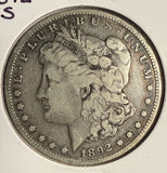 1892-S Morgan Silver Dollar, Circulated. (14288)