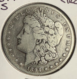 1894-S Morgan Silver Dollar, Circulated. (14294)