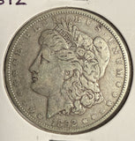 1892, Morgan Silver Dollar, Circulated. (14296)