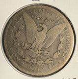 1898-S Morgan Silver Dollar, Circulated. (14302)