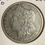 1894-O Morgan Silver Dollar, Circulated. (14306)