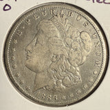 1886-O, Morgan Silver Dollar, Circulated.  (14310)
