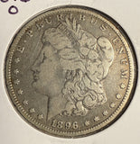 1896-O Morgan Silver Dollar, Circulated. (14312)