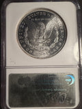 1878-CC Morgan Silver Dollar, MS62 NGC. (14334)