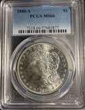 1880-S Morgan Silver Dollar, MS66 PCGS. (14352)