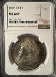 1885-O Morgan Silver Dollar, MS64+ NGC. (14388)