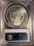 1885-CC Morgan Silver Dollar, MS62 PCGS . (14402)