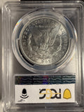 1886 Morgan Silver Dollar, MS66 PCGS. (14408)