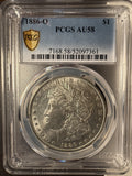 1886-O Morgan Silver Dollar, AU58 PCGS. (14410)