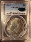 1886-O Morgan Silver Dollar, AU58 PCGS CAC. (14412)