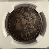 1893-S Morgan Silver Dollar F-12 NGC. (14448)