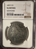 1893-S Morgan Silver Dollar VG Details, NGC.(14454)