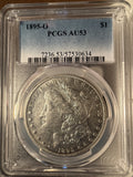 1895-O Morgan Silver Dollar,AU53 PCGS  (14462)