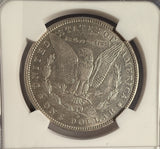 1895-O Morgan Silver Dollar, AU53 NGC  (14464). Key Date. Great Eye Appeal.
