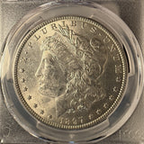 1897-O Morgan Silver Dollar, AU58 PCGS, (14472)