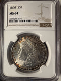 1898 Morgan Silver Dollar, MS64 NGC, (14479)
