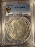 1897-O Morgan Silver Dollar, MS61 PCGS GS, (14489)