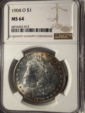 1904-O Morgan Silver Dollar, MS64, NGC (14498)