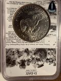1972 Type 2 Eisenhower Dollar, MS65 NGC, (14532)